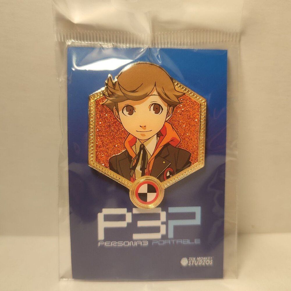 Persona 3 Portable Ken Amada Enamel Pin Official Atlus Collectible Figure Badge